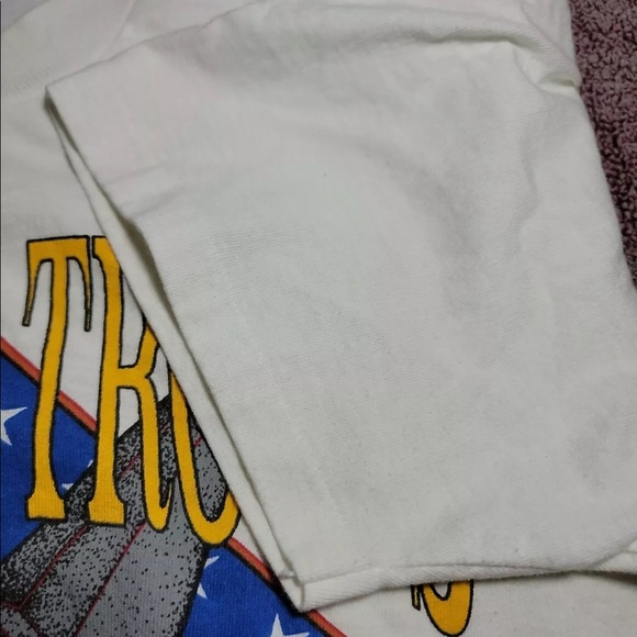 Vtg 90s Operation Desert Storm F-117 Stealth T-Shirt Size L Single-Stitch USA - Picture 7 of 11